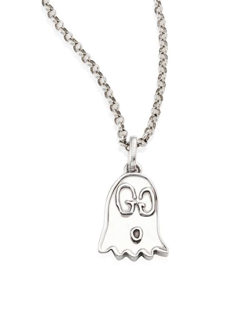 gucci ghost necklace|Gucci ghost jewellery.